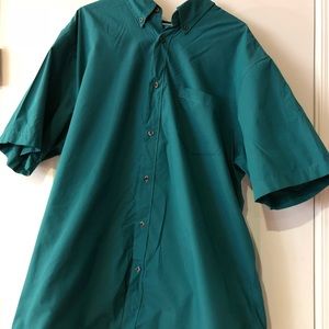 Teal Button Down